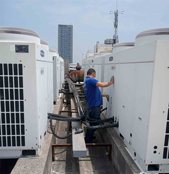 桥西中央空调制热和不制冷系统维修方法